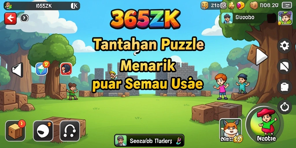 Screenshot menampilkan gameplay seru dan tantangan Puzzle di 365ZK.