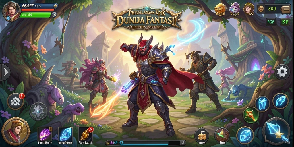 Tampilan gameplay 666FF yang seru dan mendebarkan.