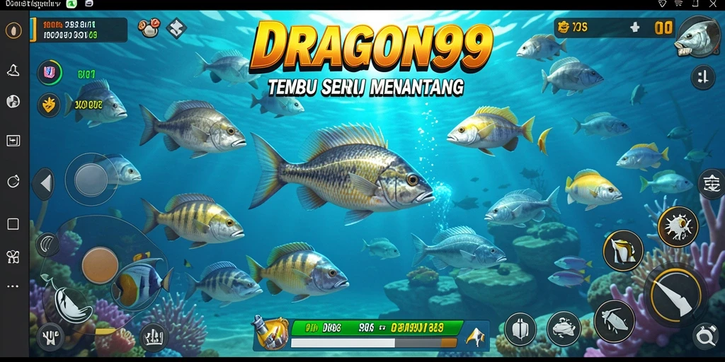 Gameplay Tembak Ikan yang seru dan menarik di DRAGON99.