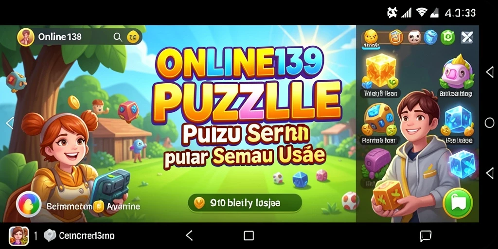 Screenshot gameplay ONLINE138 menampilkan tantangan puzzle yang menarik.
