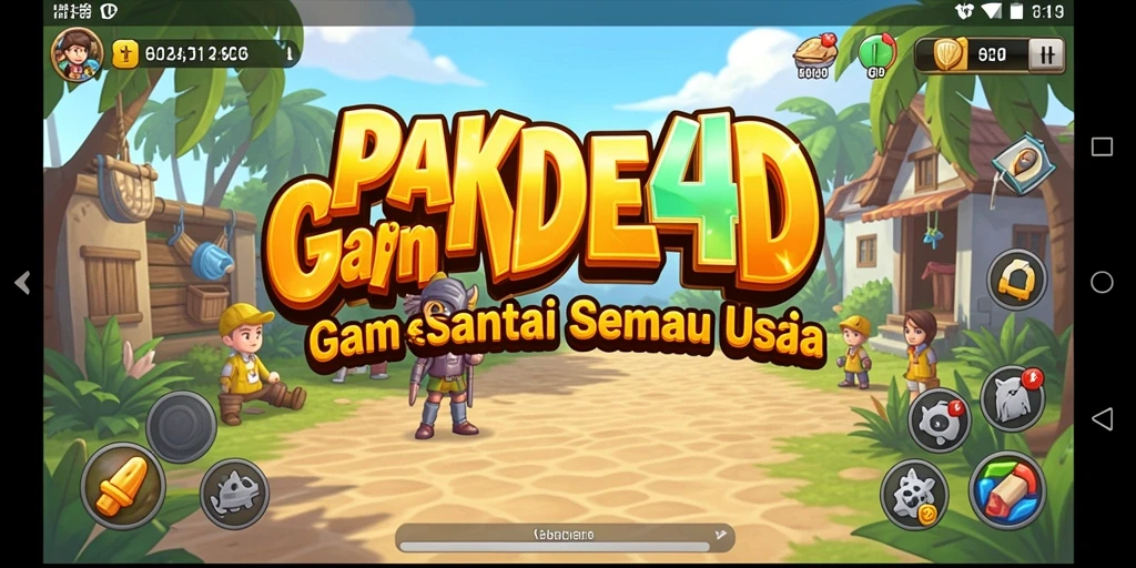 Tangkapan layar menunjukkan gameplay PAKDE4D yang seru dan menghibur.